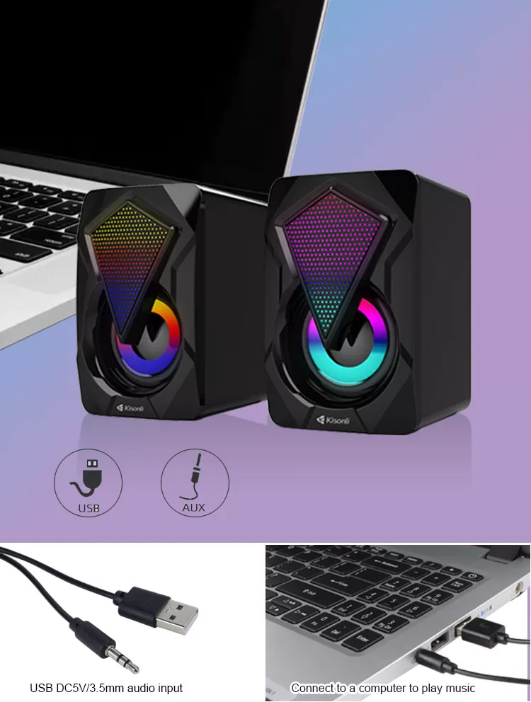 KISONLI L9090 MULTIMEDIA MINI LED SPEAKER price in BD TechlandBD
